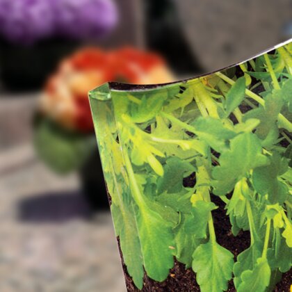 Plaque funéraire jardinage-vue-den-haut-forme-livre 7 Plaquedeces.fr
