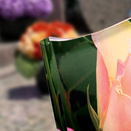 Plaque funéraire mur-de-roses-forme-livre 3 Plaquedeces.fr
