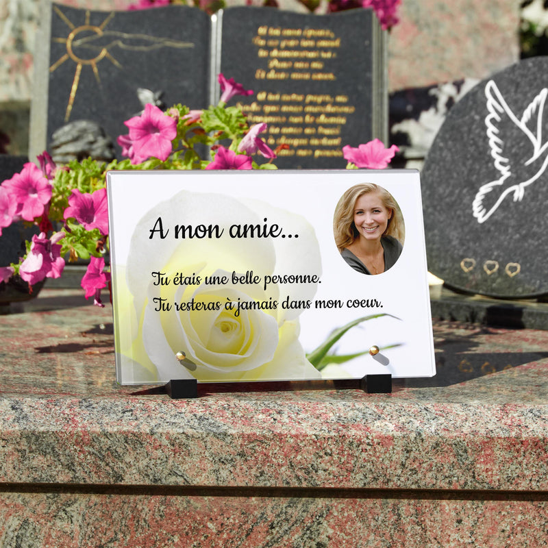 Plaque funéraire rose-en-lumiere 12 Plaquedeces.fr
