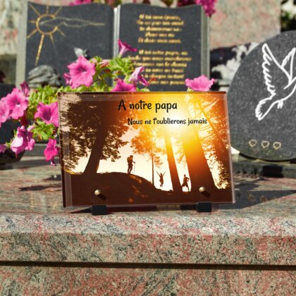 Plaque funéraire randonnee 29 Plaquedeces.fr
