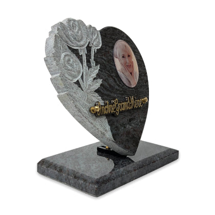 Plaque funéraire coeur-fleurs-taillees 10 Plaquedeces.fr
