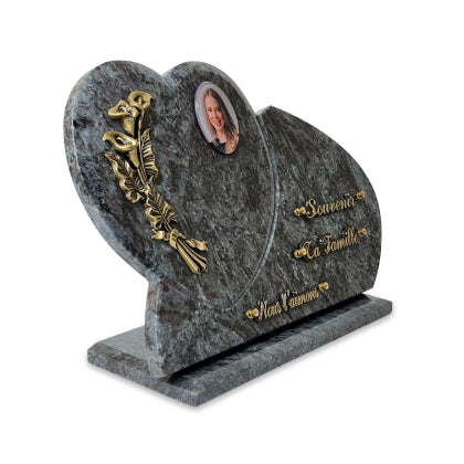 Plaque funéraire coeur-sur-presentoir 1 Plaquedeces.fr
