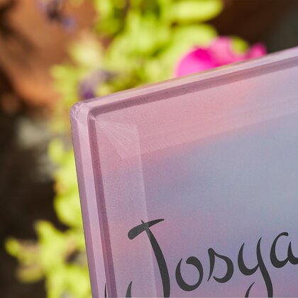 Plaque funéraire tracteur-rose 3 Plaquedeces.fr
