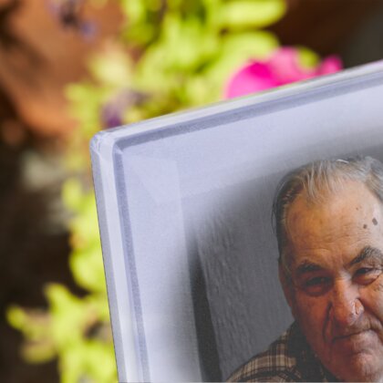 Plaque funéraire camion-bleu-de-routier 17 Plaquedeces.fr
