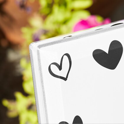 Plaque funéraire cadre-coeurs 21 Plaquedeces.fr
