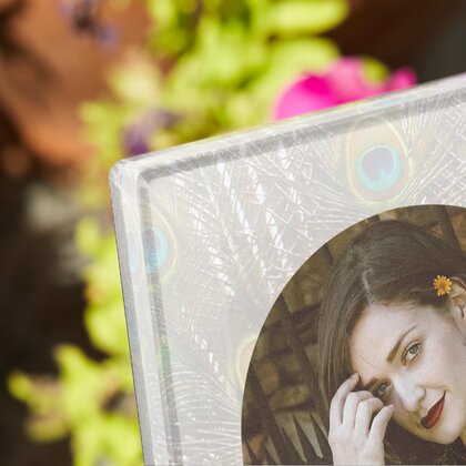 Plaque funéraire paon-incroyable 1 Plaquedeces.fr
