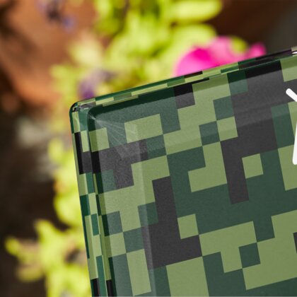 Plaque funéraire nano-camouflage 28 Plaquedeces.fr
