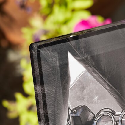 Plaque funéraire motard 22 Plaquedeces.fr
