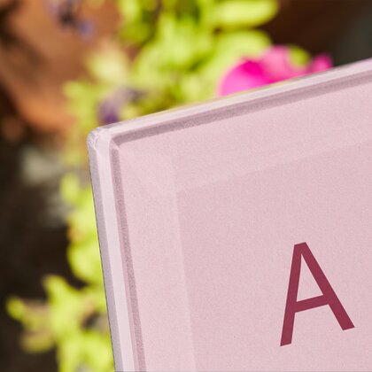 Plaque funéraire coeur-rose 28 Plaquedeces.fr
