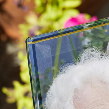 Plaque funéraire demi-cadre 18 Plaquedeces.fr
